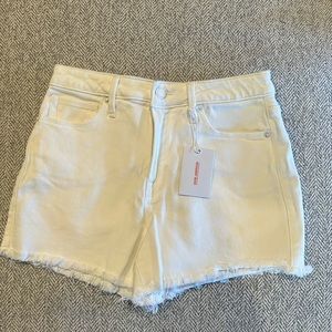Good American white shorts